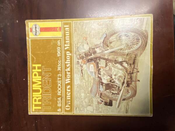 PUBLICATION: WSM - HAYNES - 1969-ON TRIUMPH TRIDENT & BSA ROCKET3 - USED