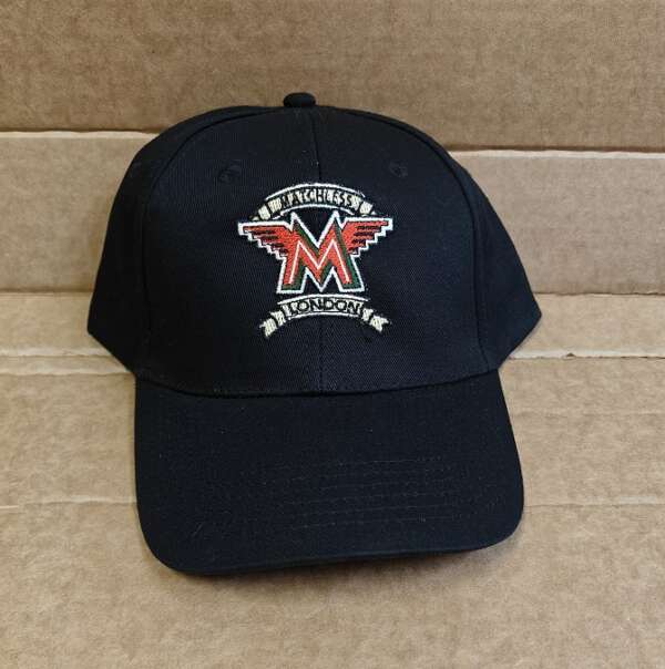 Unisex Cap/Hat - Matchless - Embroidered - Black