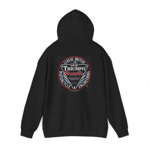 Triumph Motorcycle Logo Hoodie — Vintage Classic Motorbike Emblem Sweatshirt