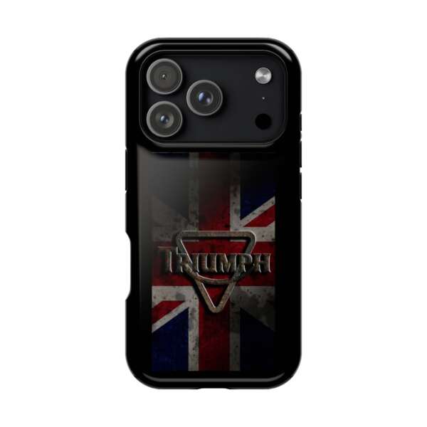 Triumph Union Jack Impact Phone Case — Shockproof Protective Cover