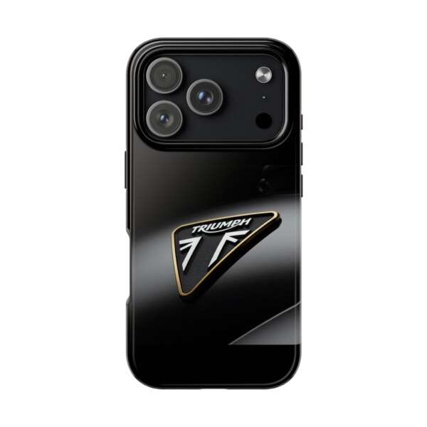 Triumph Logo Tough Phone Case — Sleek Protective Motorcycle Phone Cover