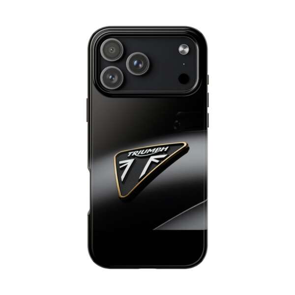 Triumph Logo Tough Phone Case — Protective Motorcycle-Themed iPhone Cover
