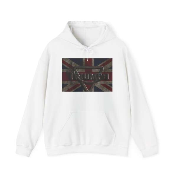 Triumph Motorcycle Hoodie — Union Jack Logo Pullover